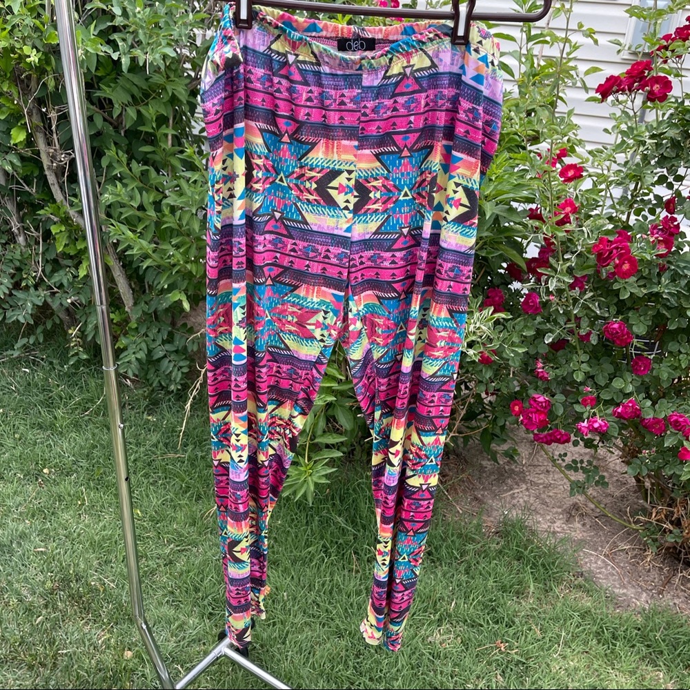 Geometric All Over Print Leggings Plus Size